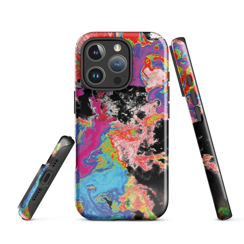 Colorful Abstract Art Tough iPhone Case