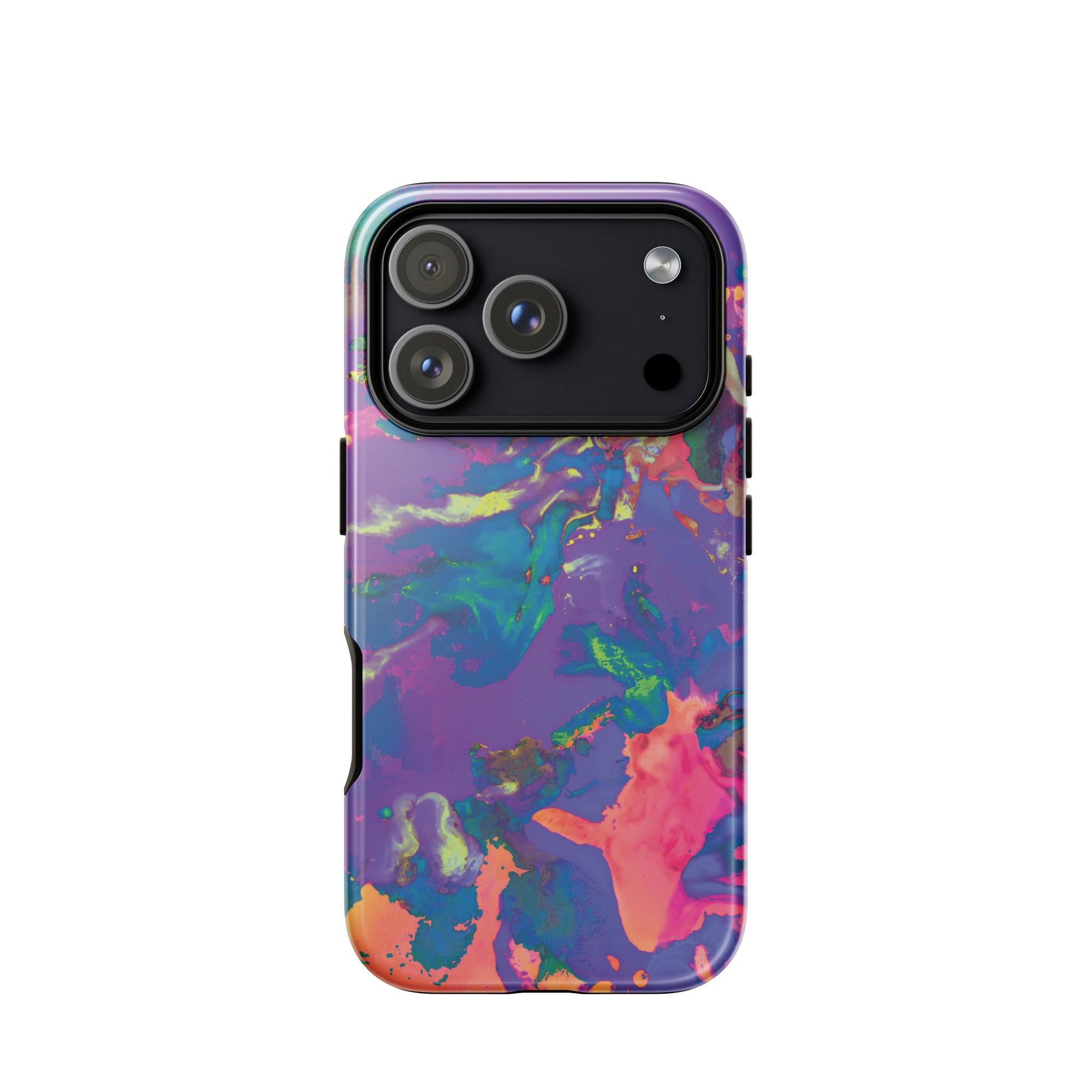 Pastel Purple Abstract Art Tough iPhone Case