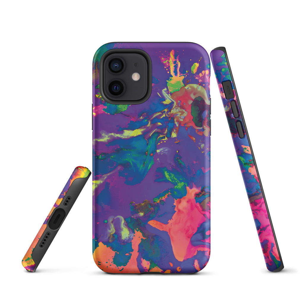 Pastel Abstract Art Tough iPhone Case