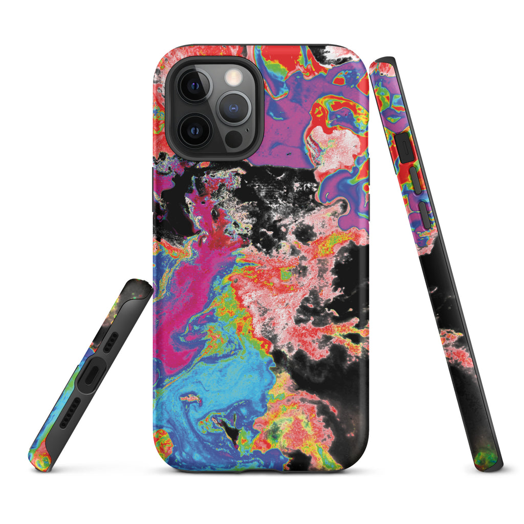 Colorful Abstract Art Tough iPhone Case