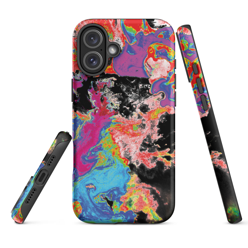 Colorful Abstract Art Tough iPhone Case