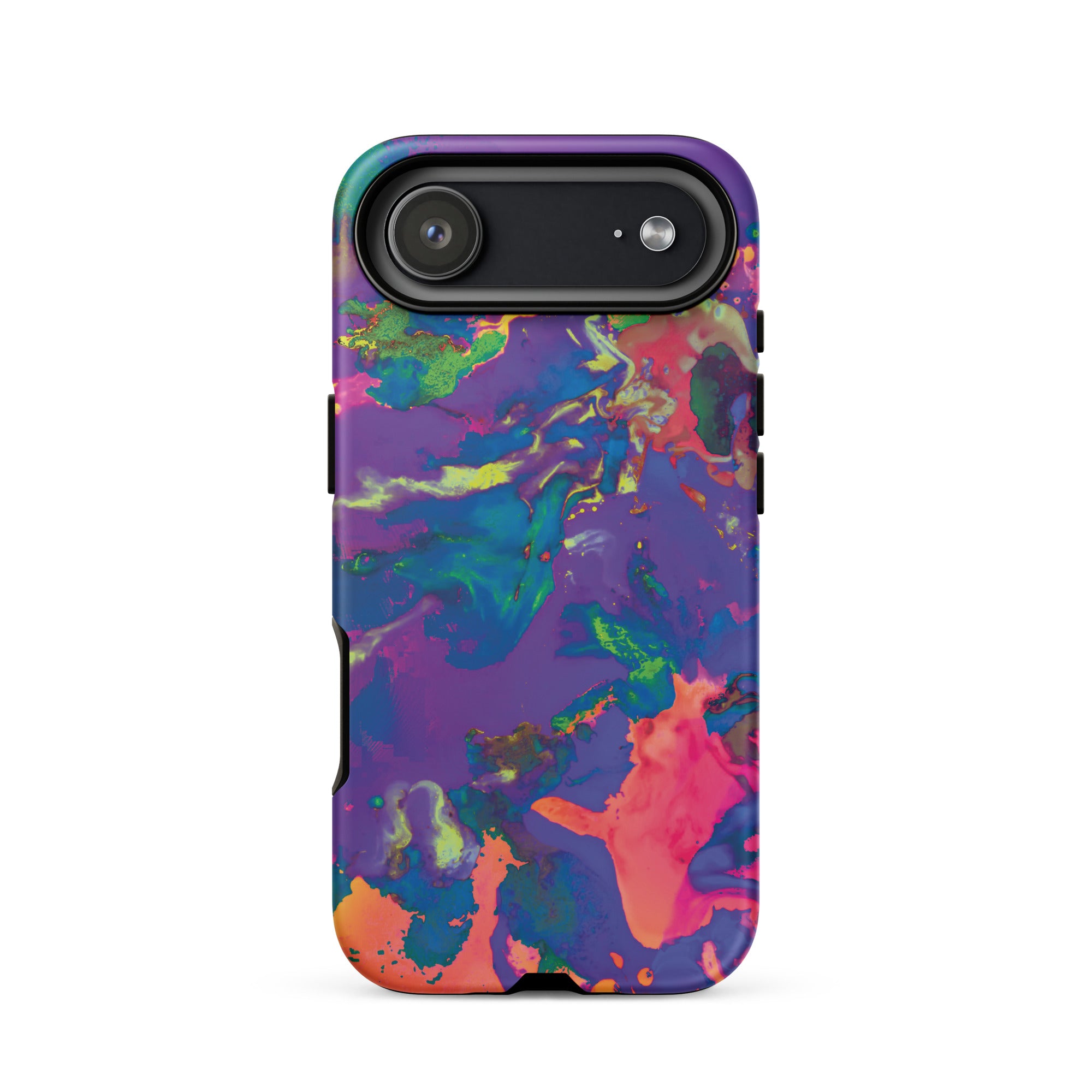 Pastel Purple Abstract Art Tough iPhone Case