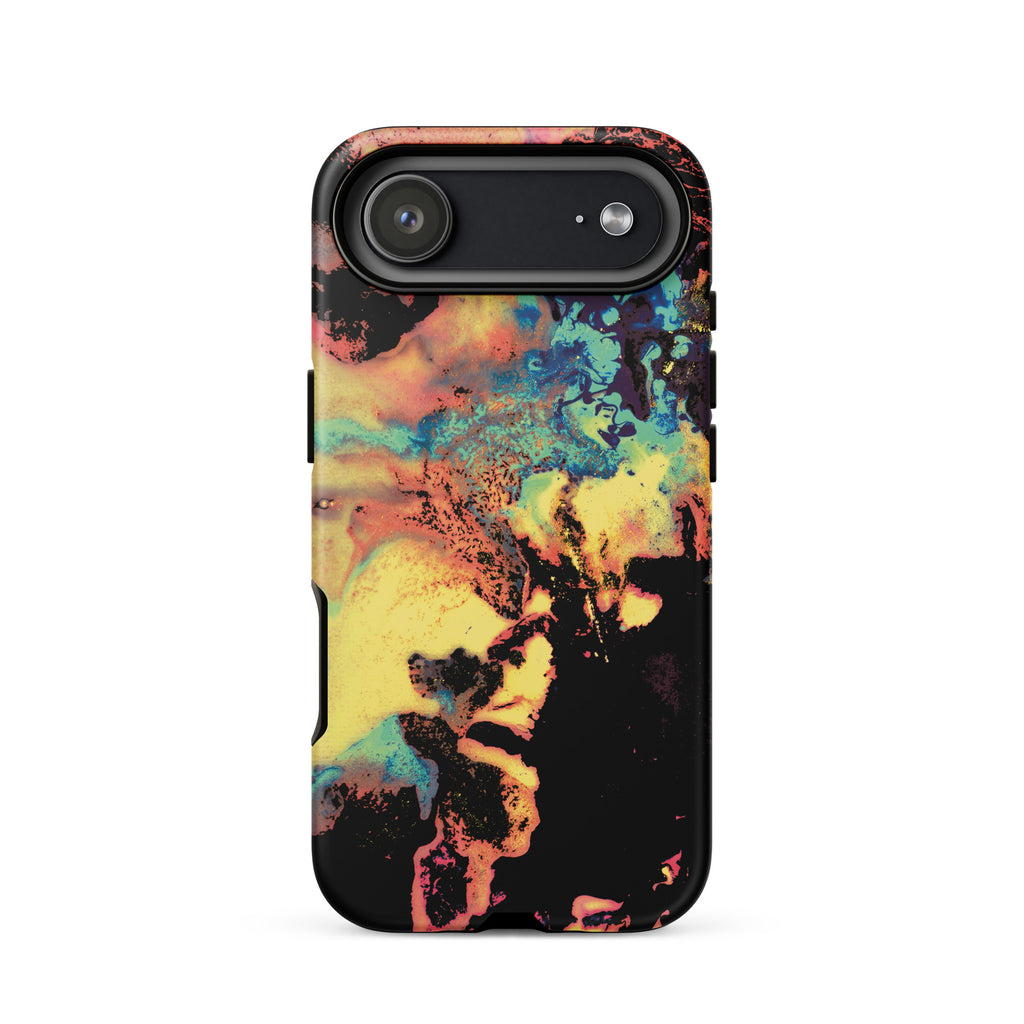 Yellow Abstract Art Tough iPhone Case