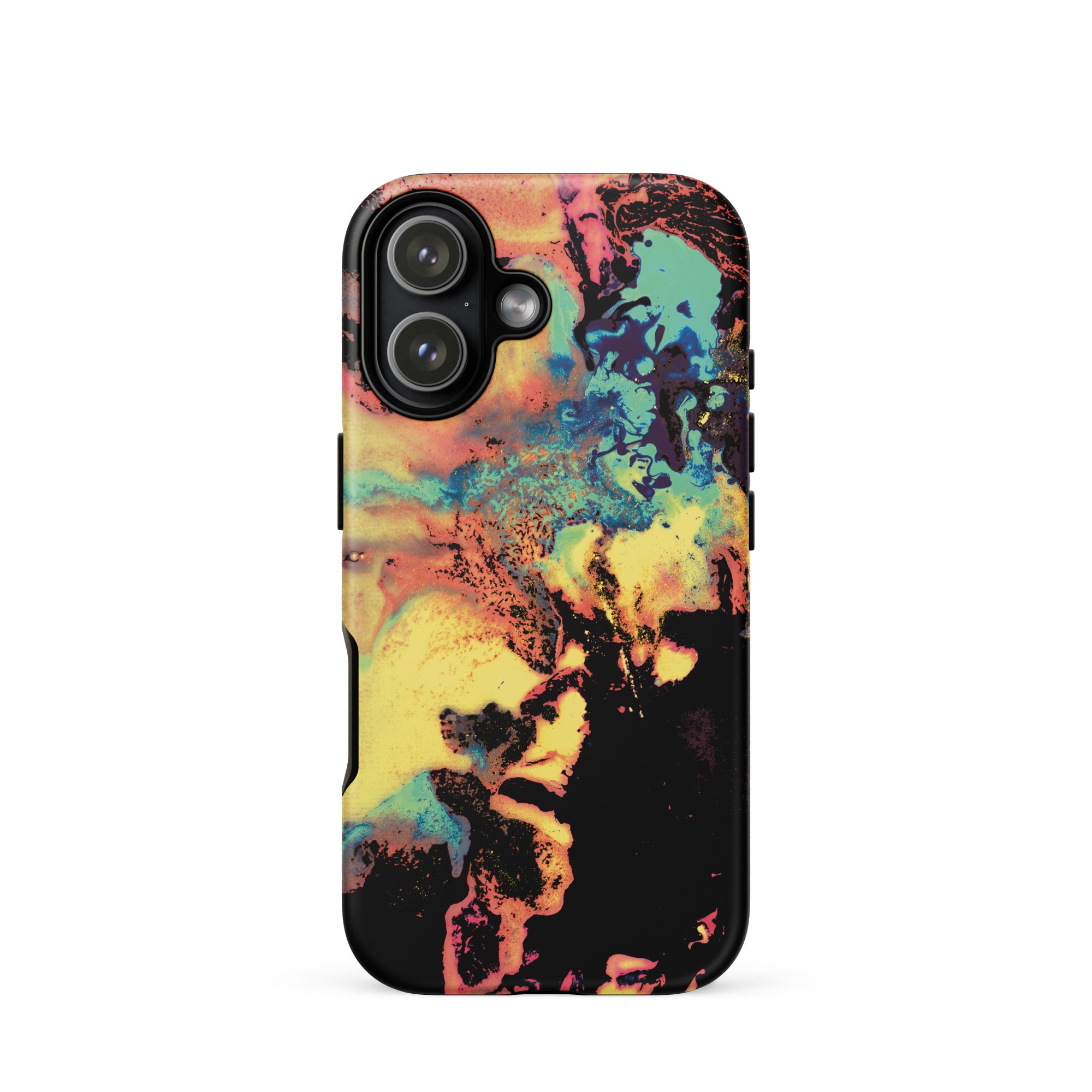 Yellow Abstract Art Tough iPhone Case