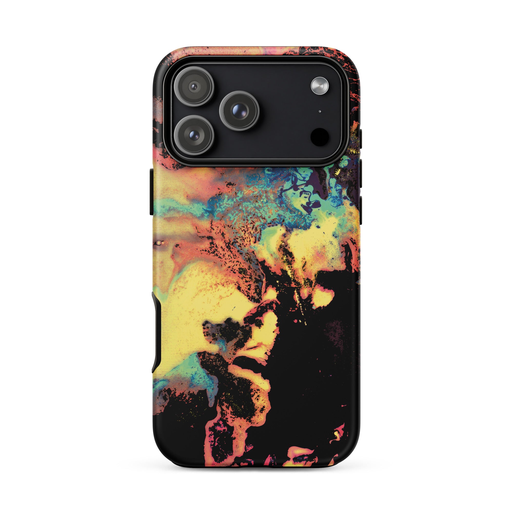 Yellow Abstract Art Tough iPhone Case