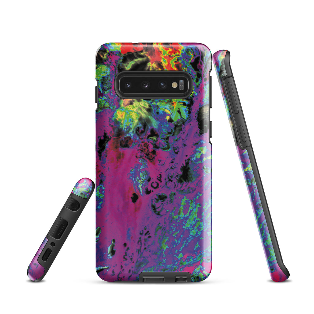 Magenta Abstract Art Samsung Galaxy Case