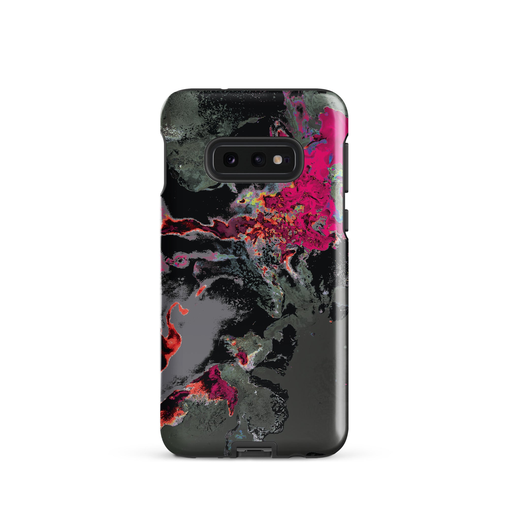 Gray Pink Abstract Art Tough Samsung Galaxy Case