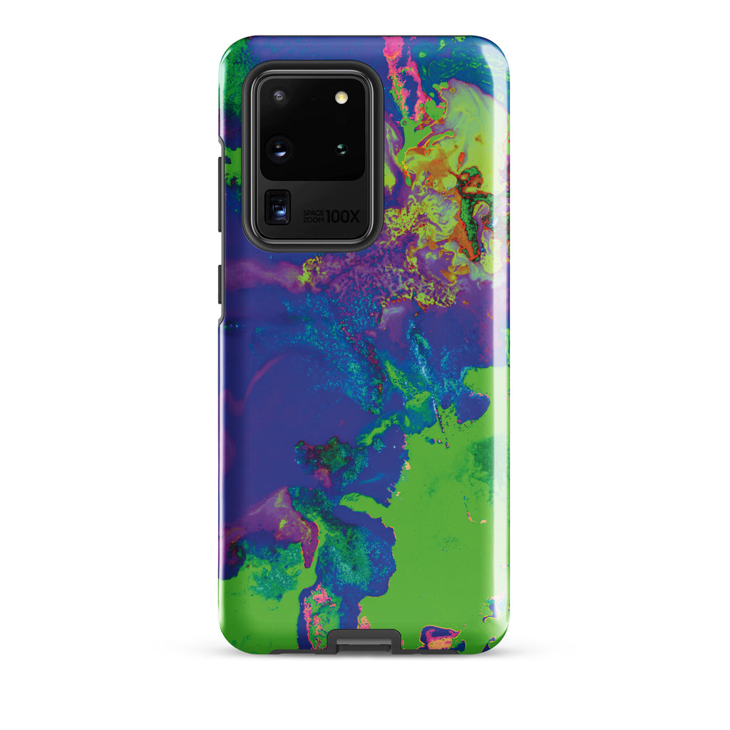 Neon Abstract Art Tough Samsung Galaxy Case