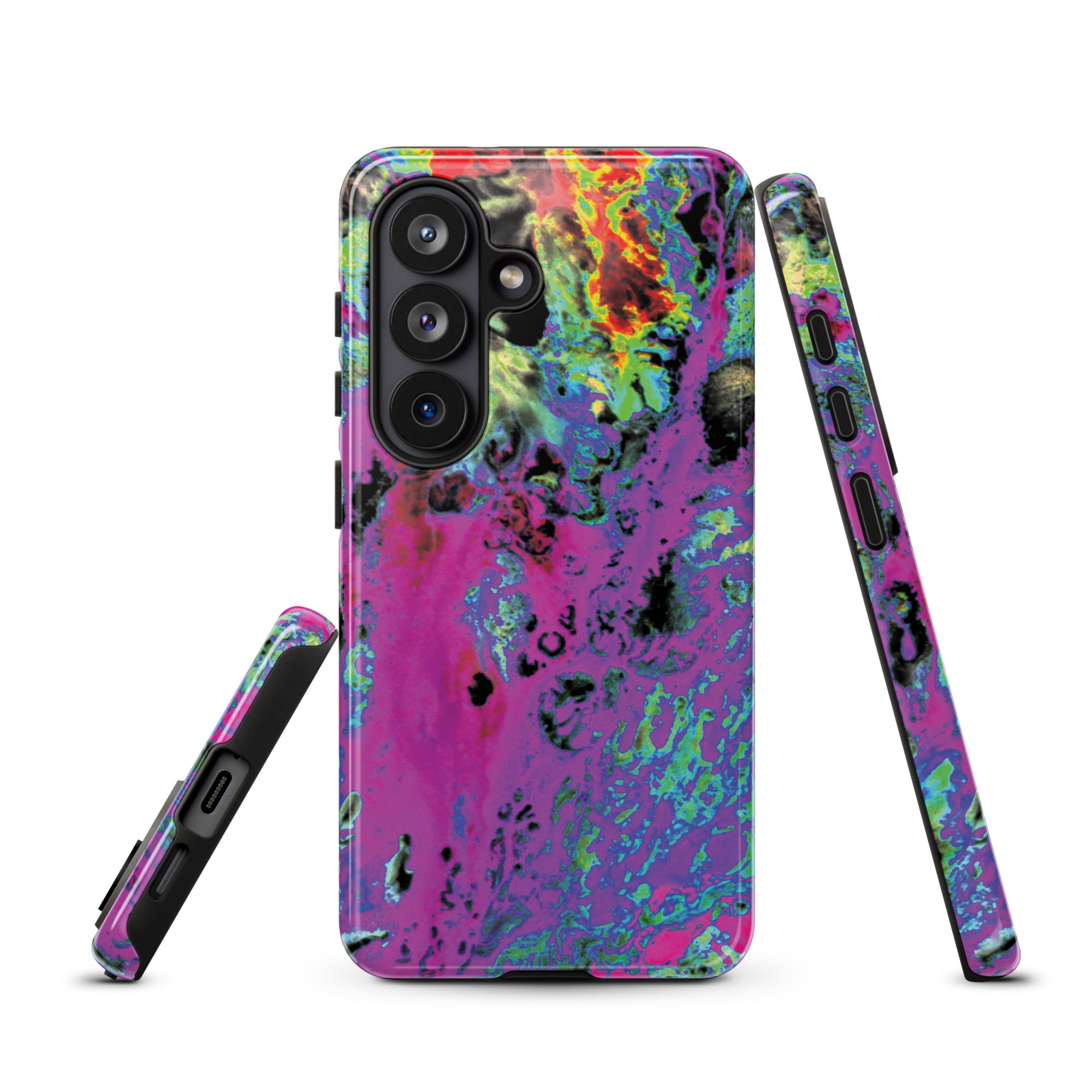 Magenta Abstract Art Samsung Galaxy Case