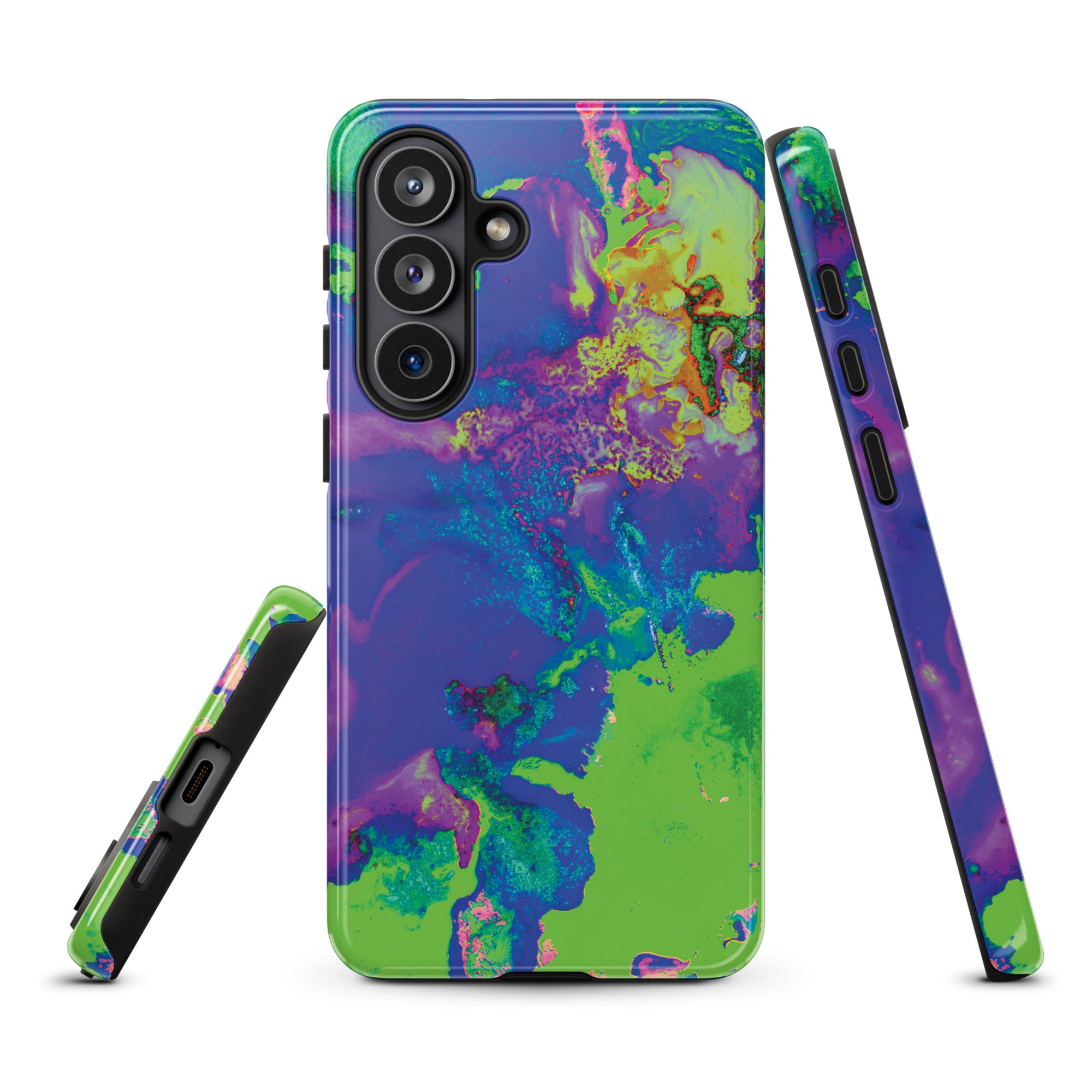 Neon Abstract Art Tough Samsung Galaxy Case