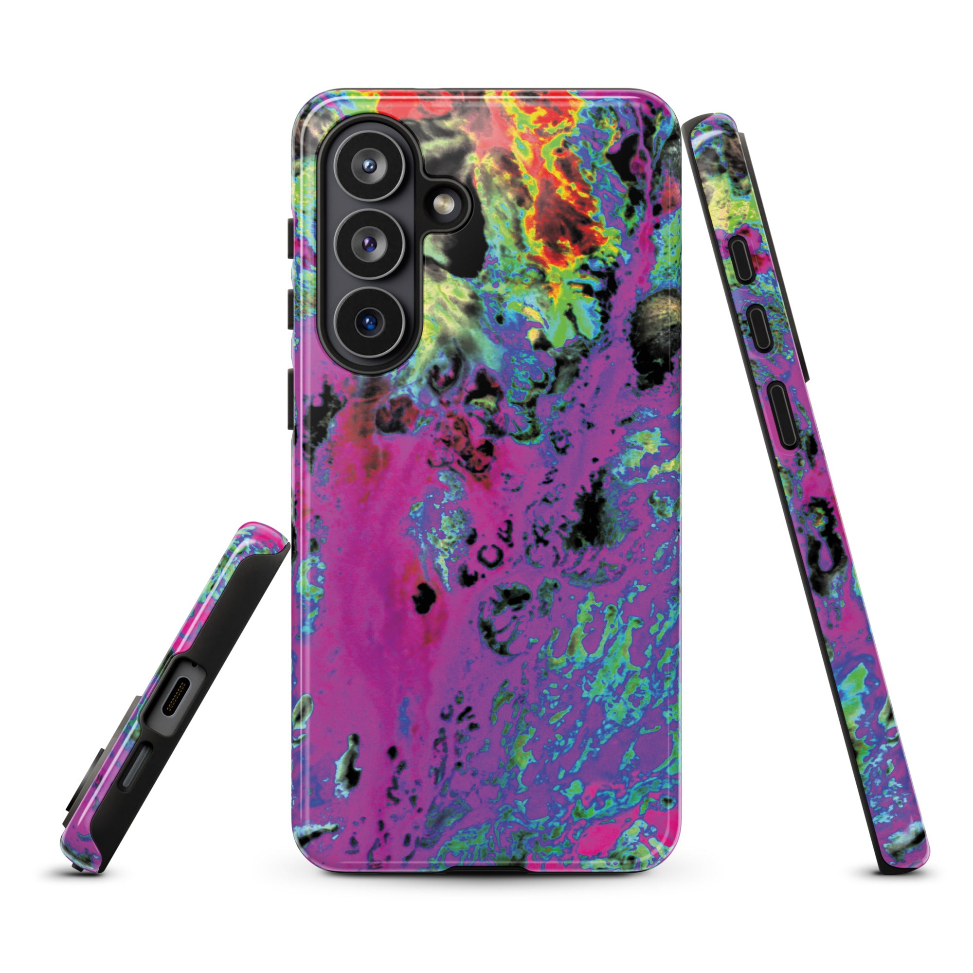 Magenta Abstract Art Samsung Galaxy Case