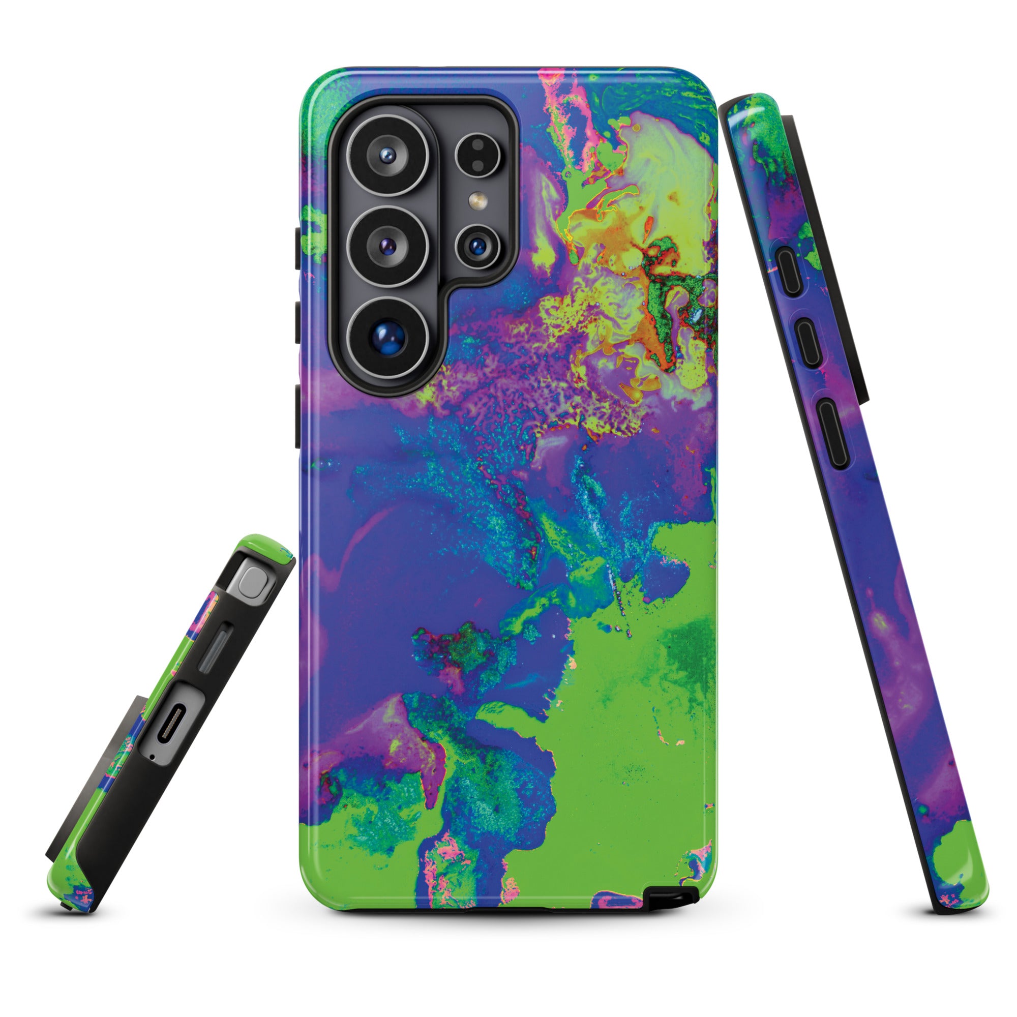 Neon Abstract Art Tough Samsung Galaxy Case