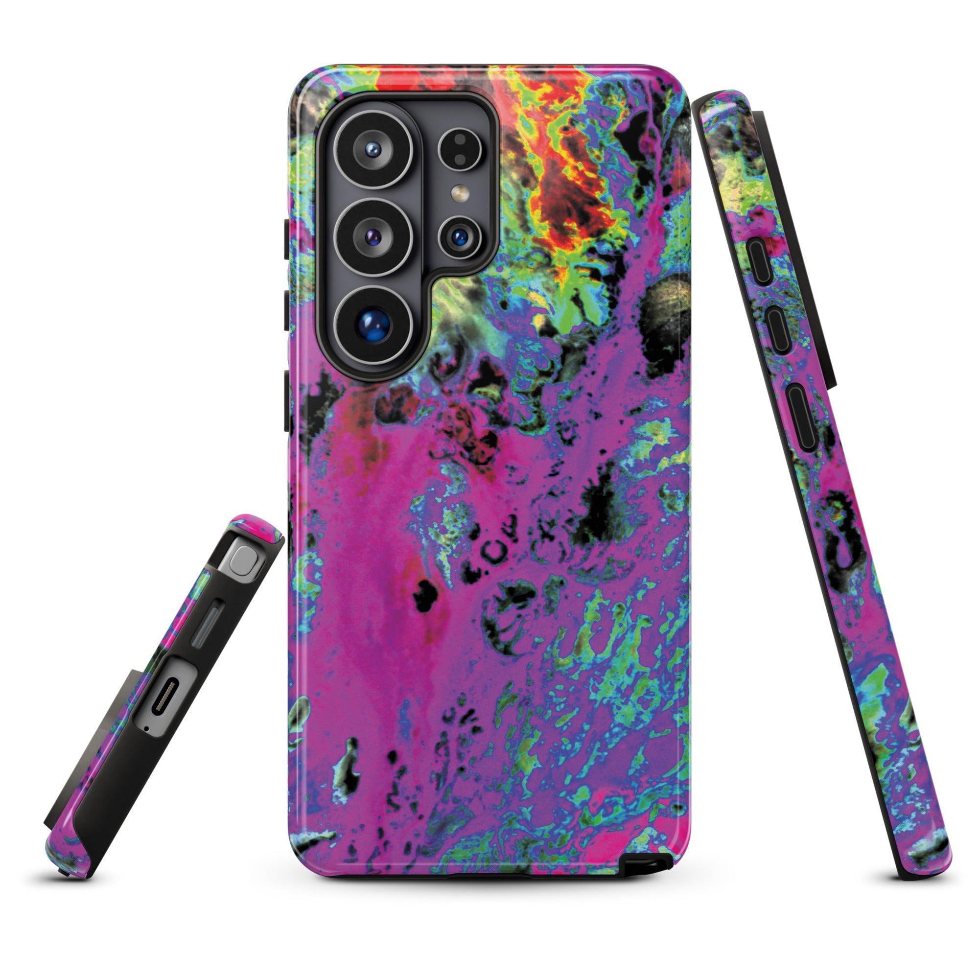 Magenta Abstract Art Samsung Galaxy Case