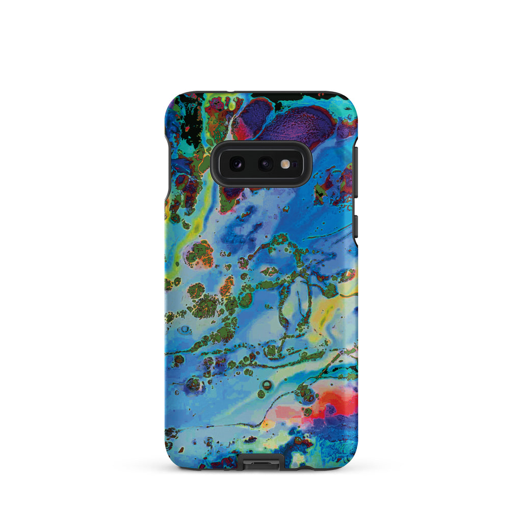Blue Abstract Art Samsung Galaxy Case