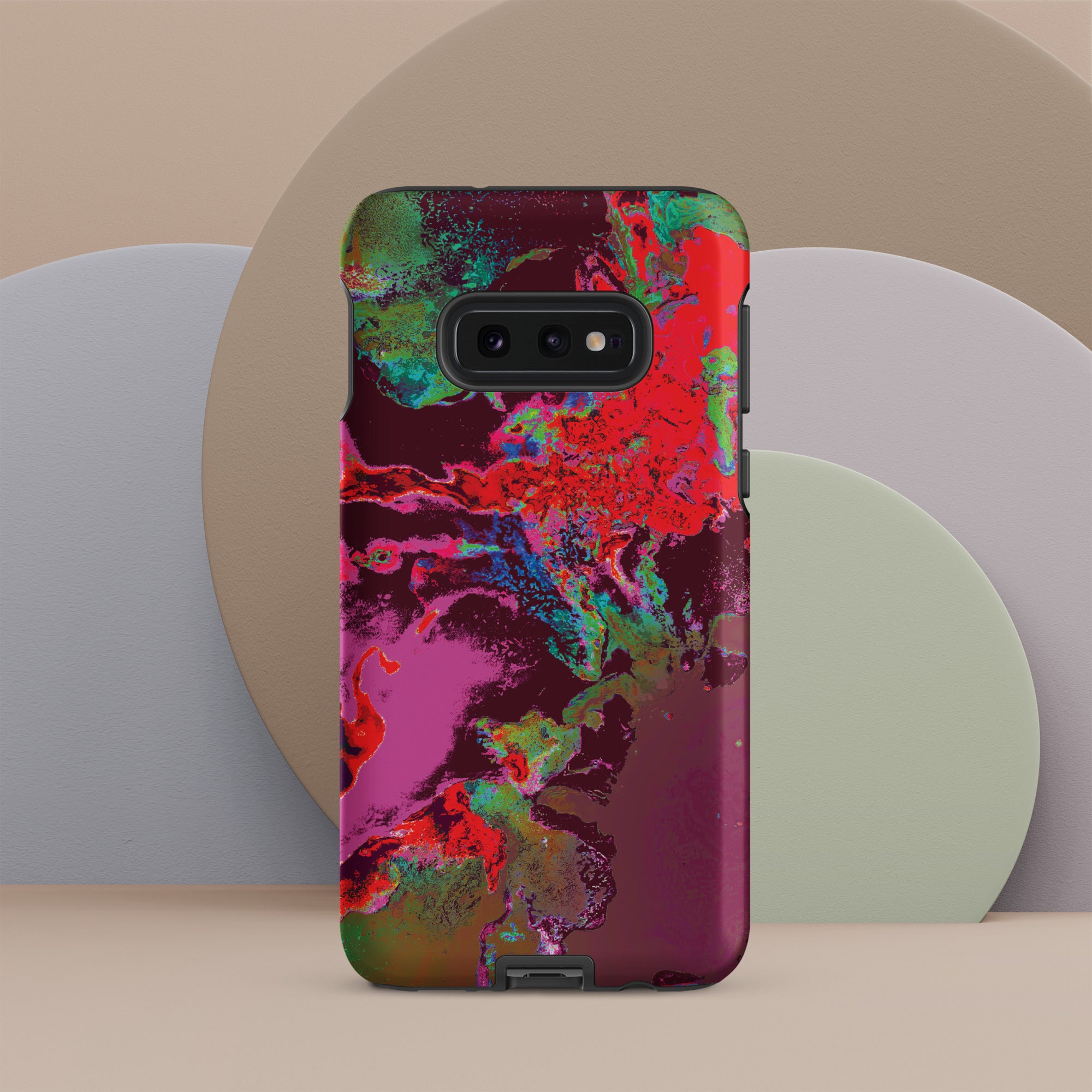 Magenta Red Abstract Art Samsung Galaxy Case