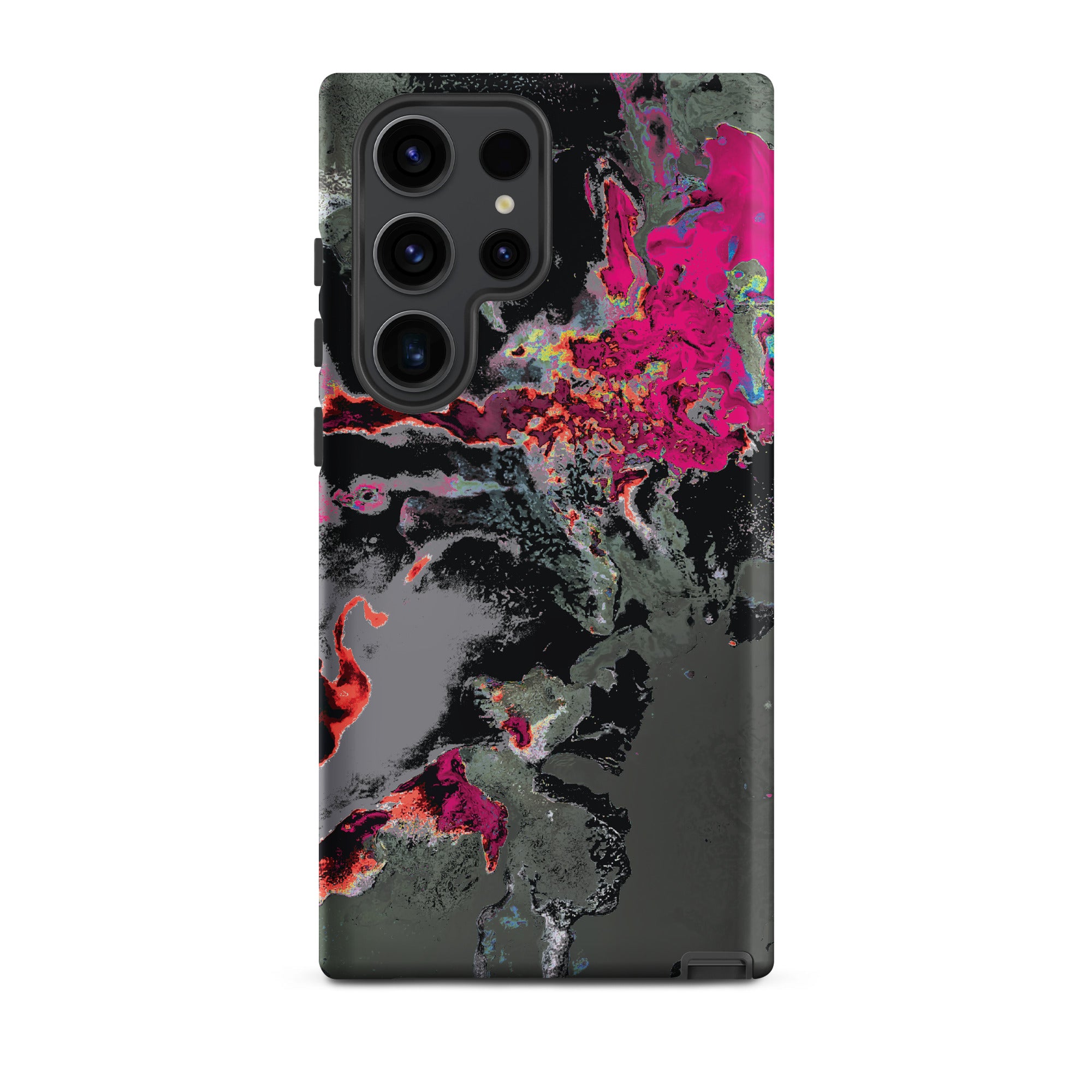 Gray Pink Abstract Art Tough Samsung Galaxy Case