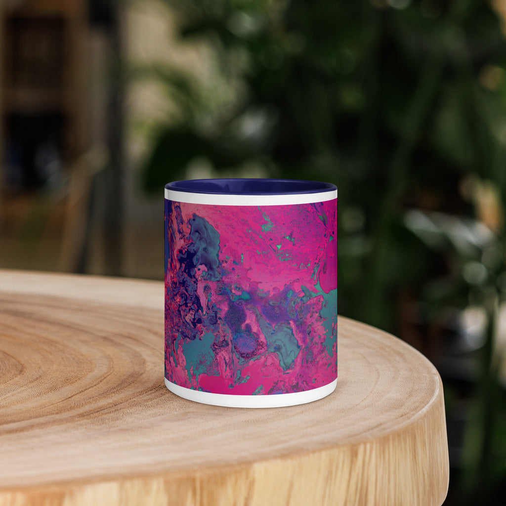 Magenta Mug with Color Inside